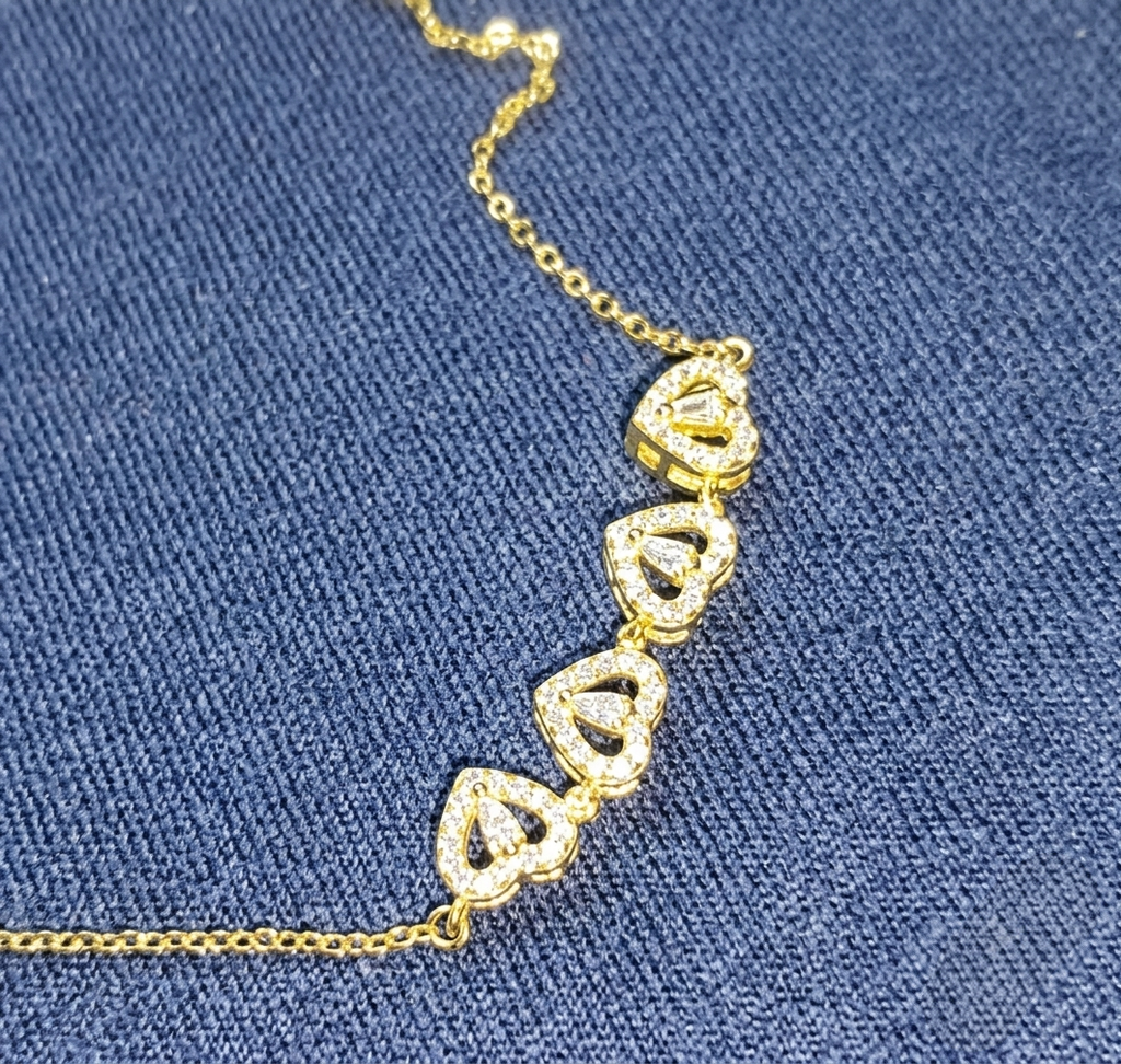 LuckyClover - Four Leaf Heart Shape Necklace