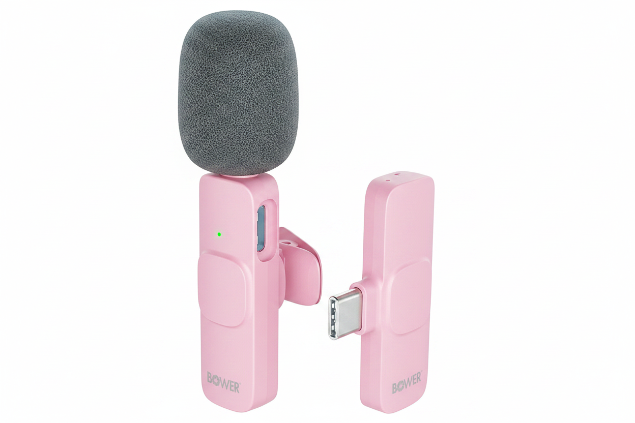 Bower Wireless Lavalier Microphone – USB-C